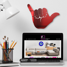 Load image into Gallery viewer, Hang Loose Hand Silhouette Mirror
