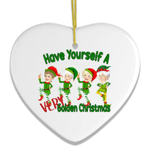 Carregar imagem no visualizador da galeria, Have Yourself a Very Golden Christmas Ornament
