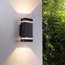 Cargar imagen en el visor de la galería, MIRODEMI® Modern Black Outdoor Aluminum Waterproof LED Wall Mounted Lamp For Villa
