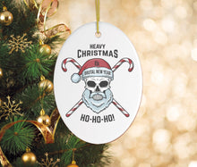 Carregar imagem no visualizador da galeria, Heavy Metal Emo Christmas Santa Ornament
