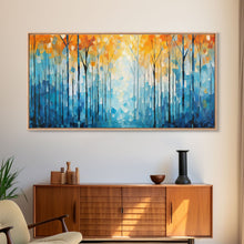 Carregar imagem no visualizador da galeria, Abstract Wall Art, Forest Wall Decor, Forest Painting, Wall Art, Canvas Print, Wall Hanging, Landscape Art, Farmhouse Wall Decor, Cozy Gift

