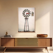 Cargar imagen en el visor de la galería, Rustic Farmhouse Home Decor, Windmill Photography Photo Print Art, Rustic Industrial Farmhouse Wall Art Picture, Country Landscape Picture
