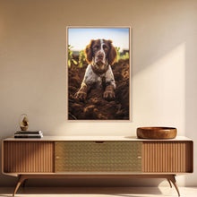 Load image into Gallery viewer, English Springer Spaniel Dog Wall Print, Farmhouse Wall Art, Wall Art, Framed Wall Art, Framed Canvas, Wall Print, Framed Wall Canvas
