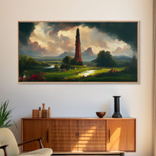 Load image into Gallery viewer, Dark Tower, High Fantasy Art Canvas Print, unique wall art, fantasy concept art
