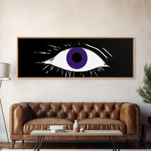 Carregar imagem no visualizador da galeria, Eye Art Print, Big Eye Art, Canvas Print, Eye Canvas Art, Eye Art Original, Framed Art Print, Wall Decor, Panoramic, Wall Art, Canvas Print
