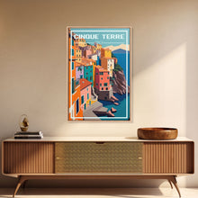 Cargar imagen en el visor de la galería, Cinque Terre, Italy Travel Poster, Europe Wall Art, Coastline, Travel Wall Print, Travel Poster, Travel Wall Art, Canvas Wall Print
