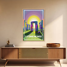 Load image into Gallery viewer, England Wall Art, Stonehenge Poster, Europe Wall Print, England Poster, Travel Wall Print, Travel Poster, Travel Wall Art, Canvas Wall Print
