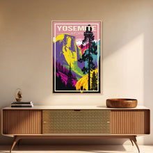 Load image into Gallery viewer, Yosemite Wall Art, California Art Print, North America Poster, Travel Wall Print, Travel Poster, Travel Wall Art, Canvas Wall Print
