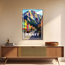Carregar imagem no visualizador da galeria, Canada Wall Art, Canada Art Print, Banff, Alberta, Travel Wall Print, Travel Poster, Travel Artwork, Travel Wall Art, Canvas Wall Print
