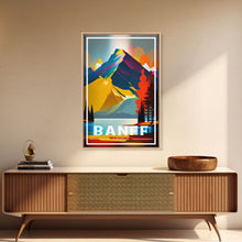 Carregar imagem no visualizador da galeria, Canada Wall Art, Canada Art Print, Banff, Alberta, Travel Wall Print, Travel Poster, Travel Artwork, Travel Wall Art, Canvas Wall Print
