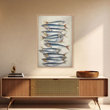 Cargar imagen en el visor de la galería, Fish Wall Decor, Fish Painting, Animal Wall Art, Kitchen Art, Minimalist Wall Art, Wall Decor, Canvas Print, Wall Art, Framed Canvas Art

