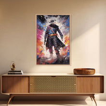 Cargar imagen en el visor de la galería, Cosmic Cyberpunk Cowboy Graffiti Art, Framed Canvas Print #4954
