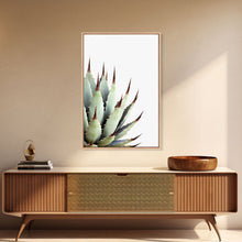 Load image into Gallery viewer, Desert Cactus Art Print, Modern Home Decor, Framed Canvas Print Or Poster, Botanical Print Desert Art Cactus, Bathroom Or Bedroom Or Office
