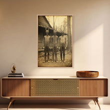 Load image into Gallery viewer, Creepy Wall Art, Dark Fantasy Art, Dark Wall Art, Spooky Art, Gothic Wall Art, Canvas Print, Wall Art, Vertical Print, Horror Decor
