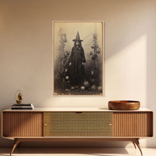 Load image into Gallery viewer, Witchy Wall Art, Moody Wall Art, Gothic Wall Art, Dark Fantasy, Horror Art, Canvas Print, Wall Art, Vertical Print, Home Decor, Wall Decor
