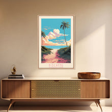 Carregar imagem no visualizador da galeria, Biscayne National Park Florida Travel Art, National Park Print, Minimalist Travel Art, Midcentury Modern Style Landscape Painting
