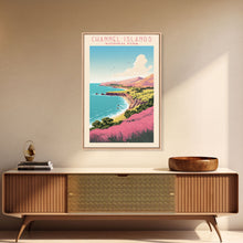 Cargar imagen en el visor de la galería, Channel Island National Park Travel Poster Print, Canvas Print Wall Art, California Travel Art, Midcentury Modern Travel Decor
