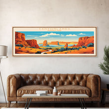 Carregar imagem no visualizador da galeria, Canyonlands National Park, Panoramic Utah Travel Art, National Park Print, Minimalist Travel Art, Midcentury Modern Style Landscape

