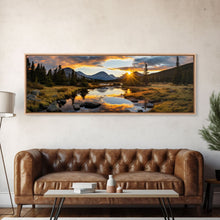 Cargar imagen en el visor de la galería, Panoramic Print of Rocky Mountain National Park Extra Large Wall Art, Panoramic Wall Art, Panoramic Landscape Print, Landscape Photography

