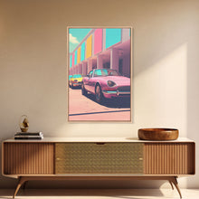 Cargar imagen en el visor de la galería, Classic Car Wall Art, Retro Art, Canvas Print, Wall Hanging, Portrait Art, Car Wall Art, Realtor Thank You, Apartment Wall Decor, Office Art
