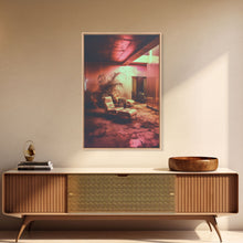 Carregar imagem no visualizador da galeria, Abandoned House, Scary Wall Art, Haunted House Art, Canvas Print, Wall Hanging, Portrait Art, Dorm Room Art, Living Room Prints, Gift Ideas
