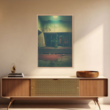 Carregar imagem no visualizador da galeria, Abandoned Building Art, Creepy Wall Decor, Spooky Art Print, Canvas Print, Wall Hanging, Portrait Art, Modern Home Decor, Gift For The Home
