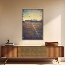 Carregar imagem no visualizador da galeria, Football Field, Football Wall Art, Sports Wall Art, Canvas Print, Wall Hanging, Portrait Art, Man Cave Art, Teacher Gift, Apartment Wall Art
