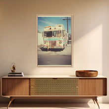 Carregar imagem no visualizador da galeria, Bus, Urban Wall Art, City Art Print, Canvas Print, Wall Hanging, Portrait Art, Urban Art, Apartment Wall Decor, Family Room Art, RV Decor
