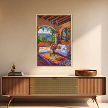 Load image into Gallery viewer, Cozy Southwestern Kitchen Framed Canvas Print Colorful Mexican Style Best Gift Home Decor Wall Art Bright Above Sofa Art
