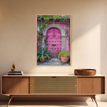 Cargar imagen en el visor de la galería, Change456 Architecture Print, 19th Century Architecture Photography, Mexico City Wall Art, Wood Framed Canvas Print
