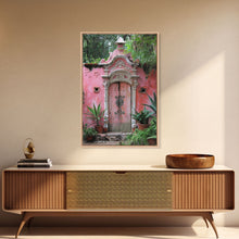 Cargar imagen en el visor de la galería, Change675 Architecture Print, 19th Century Architecture Photography, Mexico City Wall Art, Wood Framed Canvas Print

