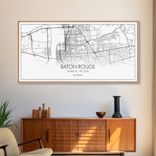 Load image into Gallery viewer, Baton Rouge Street Map, Louisiana Map, Map Print, Modern Art, Wall Art, Canvas Print, Realtor Gift, Wall Art Above Bed, Home Wall Décor
