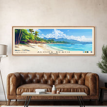 Carregar imagem no visualizador da galeria, Alona Beach, Philippines Panoramic Print, Vacation Gift, Philippines Wall Art, Vacation Wall Art, Vacatation Memories, Beach Decor, Beach Or Lakehouse Art
