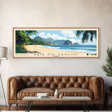 Carregar imagem no visualizador da galeria, Baía do Sancho, Brazil Panoramic Print, Vacation Gift, Brazil Wall Art, Vacation Wall Art, Vacatation Memories, Beach Decor, Beach Or Lakehouse Art
