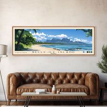 Cargar imagen en el visor de la galería, Belle-Ile Island, France Panoramic Print, Vacation Gift, France Wall Art, Vacation Wall Art, Vacatation Memories, Beach Decor, Beach Or Lakehouse Art
