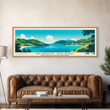 Load image into Gallery viewer, Bequia Island, Saint Vincent and the Grenadines Panoramic Print, Vacation Gift, Saint Vincent and the Grenadines Wall Art, Vacation Wall Art, Vacatation Memories, Beach Decor, Beach Or Lakehouse Art
