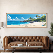 Carregar imagem no visualizador da galeria, Cabbage Beach, Bahamas Panoramic Beach Print, Vacation Gift, Bahamas Wall Art, Beach Painting, Beach Decor, Beach Painting
