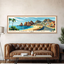 Carregar imagem no visualizador da galeria, Cabo San Lucas, Mexico Panoramic Print, Vacation Gift, Mexico Wall Art, Beach Painting, Beach Decor, Beach Or Lakehouse Art
