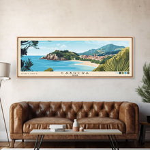 Carregar imagem no visualizador da galeria, Cabrera, Spain Panoramic Beach Print, Vacation Gift, Spain Wall Art, Beach Painting, Beach Decor, Beach Painting

