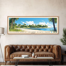 Load image into Gallery viewer, Caladesi Island State Park, Florida Panoramic Print, Vacation Gift, Florida Wall Art, Vacation Wall Art, Vacatation Memories, Beach Decor, Beach Or Lakehouse Art
