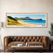 Carregar imagem no visualizador da galeria, Campbell Island, New Zealand Panoramic Print, Vacation Gift, New Zealand Wall Art, Beach Painting, Beach Decor, Large Wall Art, Wood Frame Art
