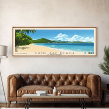 Carregar imagem no visualizador da galeria, Cane Bay Beach, US Virgin islands Panoramic Print, Vacation Gift, US Virgin islands Wall Art, Vacation Wall Art, Vacatation Memories, Beach Decor, Beach Or Lakehouse Art
