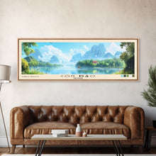 Cargar imagen en el visor de la galería, Côn Đảo, Vietnam Panoramic Beach Print, Vacation Gift, Vietnam Wall Art, Beach Painting, Beach Decor, Beach Painting
