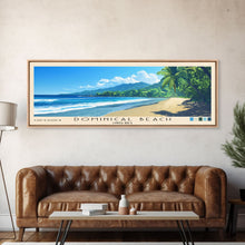 Load image into Gallery viewer, Dominical Beach, Costa Rica Panoramic Print, Vacation Gift, Costa Rica Wall Art, Vacation Wall Art, Vacatation Memories, Beach Decor, Beach Or Lakehouse Art
