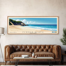Cargar imagen en el visor de la galería, Ffryes Beach, Ffryes Beach Panoramic Print, Vacation Gift, Ffryes Beach Wall Art, Vacation Wall Art, Vacatation Memories, Beach Decor, Beach Or Lakehouse Art
