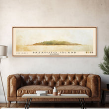 Load image into Gallery viewer, Bazaruto Island, Mozambique Watercolor Beach Print, Vacation Gift, Mozambique Wall Art, Beach Painting, Beach Decor, Beach Painting

