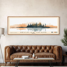 Load image into Gallery viewer, Belle-Ile Island, France Watercolor Beach Print, Vacation Gift, France Wall Art, Beach Painting, Beach Decor, Beach Painting
