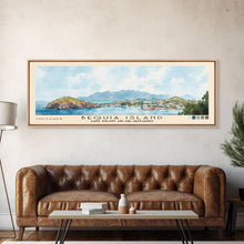 Load image into Gallery viewer, Bequia Island, Saint Vincent and the Grenadines Watercolor Beach Print, Vacation Gift, Saint Vincent and the Grenadines Wall Art, Beach Painting, Beach Decor, Beach Painting
