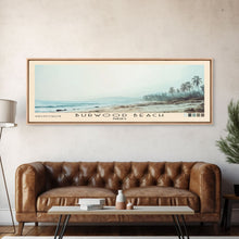 Carregar imagem no visualizador da galeria, Burwood Beach, Jamaica Watercolor Beach Print, Vacation Gift, Jamaica Wall Art, Framed Canvas Print, Framed Beach Painting
