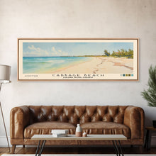 Carregar imagem no visualizador da galeria, Cabbage Beach, Paradise Island, Bahamas Watercolor Beach Print, Vacation Gift, Paradise Island, Bahamas Wall Art, Framed Canvas Print, Framed Beach Painting
